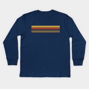 13th Doctor Stripes Kids Long Sleeve T-Shirt